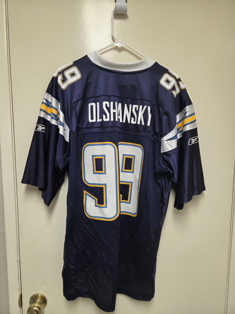 Vintage Y2K Reebok San Diego Chargers Igor Olshansky Jersey Size Large